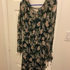 Floral long dress